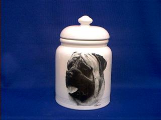 mastiff cookie jar