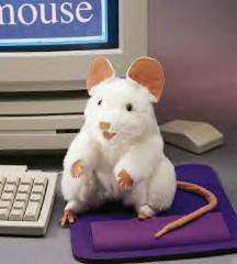 mouse puppet white