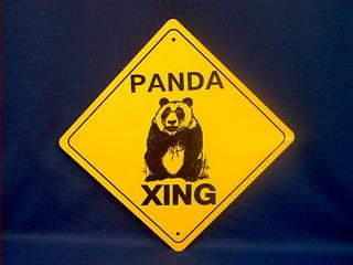 panda crossing