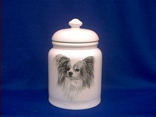 papillon cookie jar