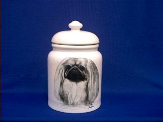 pekingese cookie jar