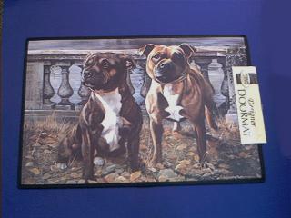 pit bull doormat