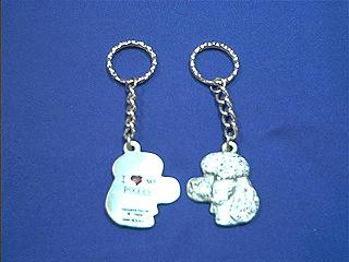 poodle keychain