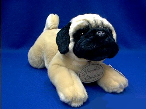 pug stuffed animal plush classic large