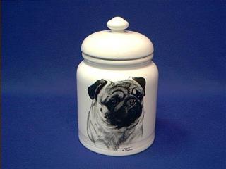 pug cookie jar