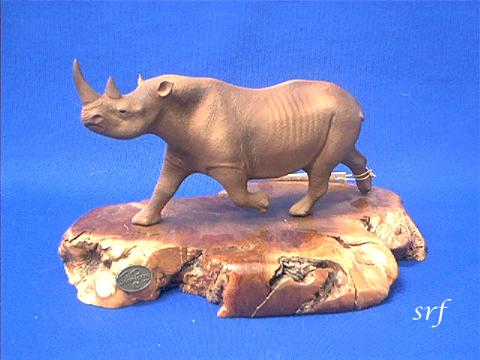 rhino figurine john perry