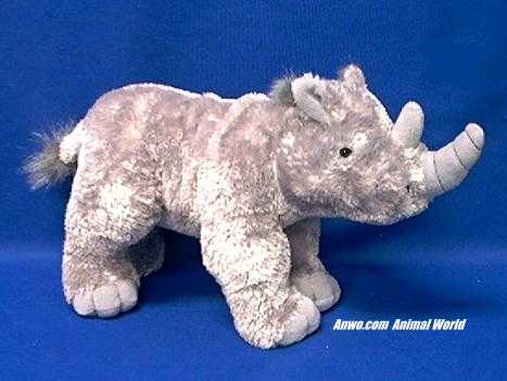 rhino plush stuffed animal aurora reba