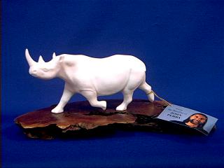 rhino statue