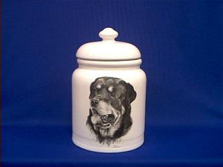 rottweiler cookie jar