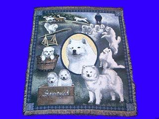 samoyed throw blanket