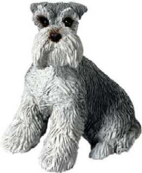 schnauzer figurine small size