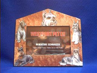 schnauzer picture frame