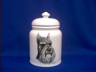schnauzer cookie jar