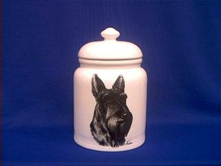 scottish terrier cookie jar