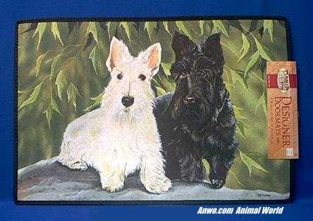 scottish terrier doormat welcome mat