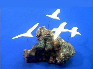 seagull statue