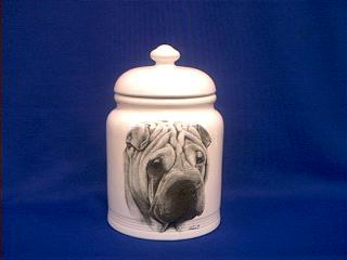 shar pei cookie jar