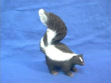 skunk figurine