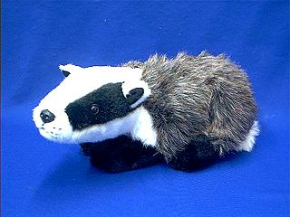 plush badger toy