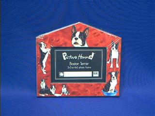 boston terrier picture frame