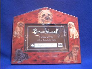 cairn terrier picture frame