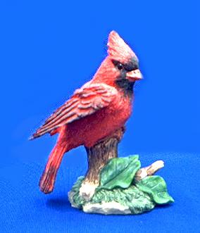 cardinal figurine statue