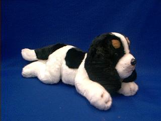 tri color cavalier king charles spaniel plush stuffed