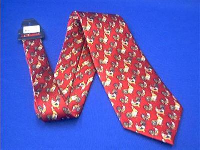 chicken rooster necktie red