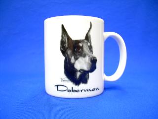 doberman pinscher mug
