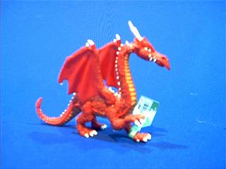 red dragon toy