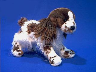 liver english springer spaniel plush stuffed animal