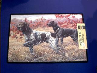 german shorthair pointer doormat welcome mat