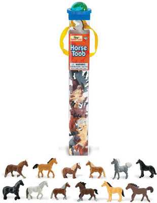 horse toy tube assortment