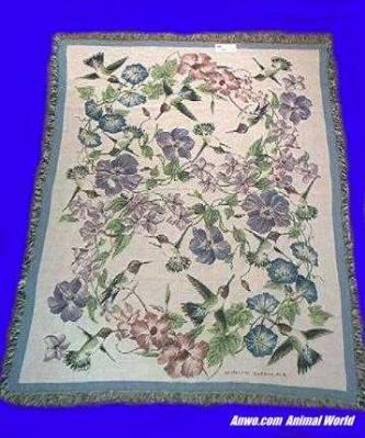 hummingbird blanket throw tapestry usa