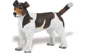 jack russell terrier toy miniature replica