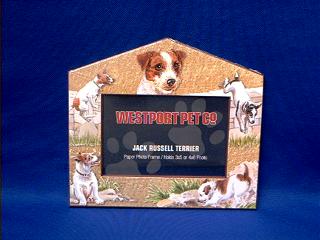 jack russell terrier picture frame