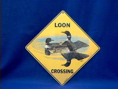 loon crossing sign