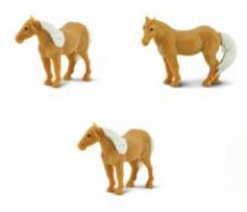 palomino toy mini good luck miniature