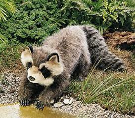 raccoon puppet large