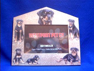 rottweiler picture frame