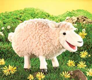 sheep puppet large