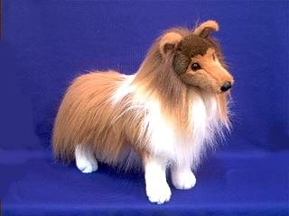 sheltie stuffed animal plush large 