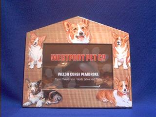 welsh corgi picture frame