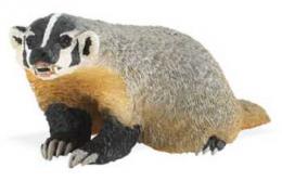 badger toy miniature replica safari
