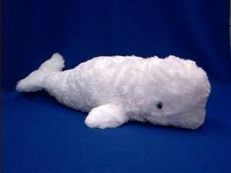 beluga plush stuffed animal large