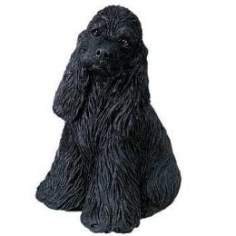 black cocker spaniel figurine sandicast ms202