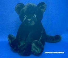 black panther plush stuffed animal fiesta