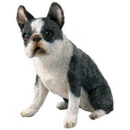 boston terrier figurine sandicast small size