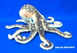 brown octopus plush stuffed animal