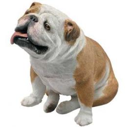 fawn bulldog figurine sandicast os468